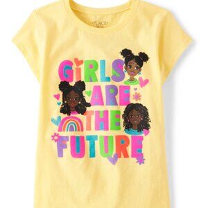 The Children's Place Girls Are The Future Graphic Tee Size L (10/12)